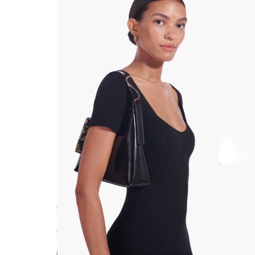 STAUD Ribbed Knit Dress